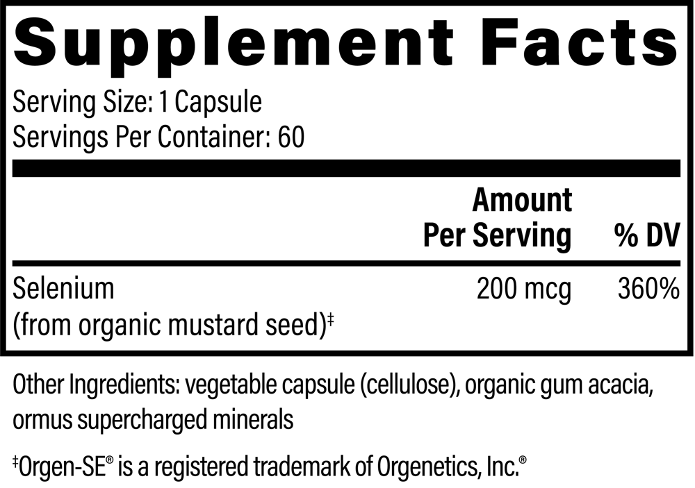 Selenium Supplement