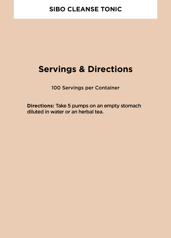 Sibo Cleanse Tonic